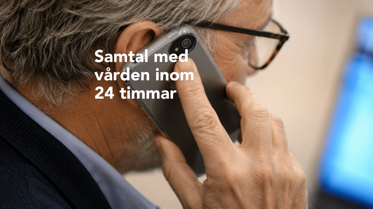Samtal med vården inom 24 timmar